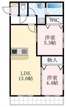 フロレゾン 2LDKの間取り