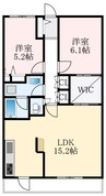 泉北高速鉄道/光明池駅 徒歩4分 13階 築16年 2LDKの間取り