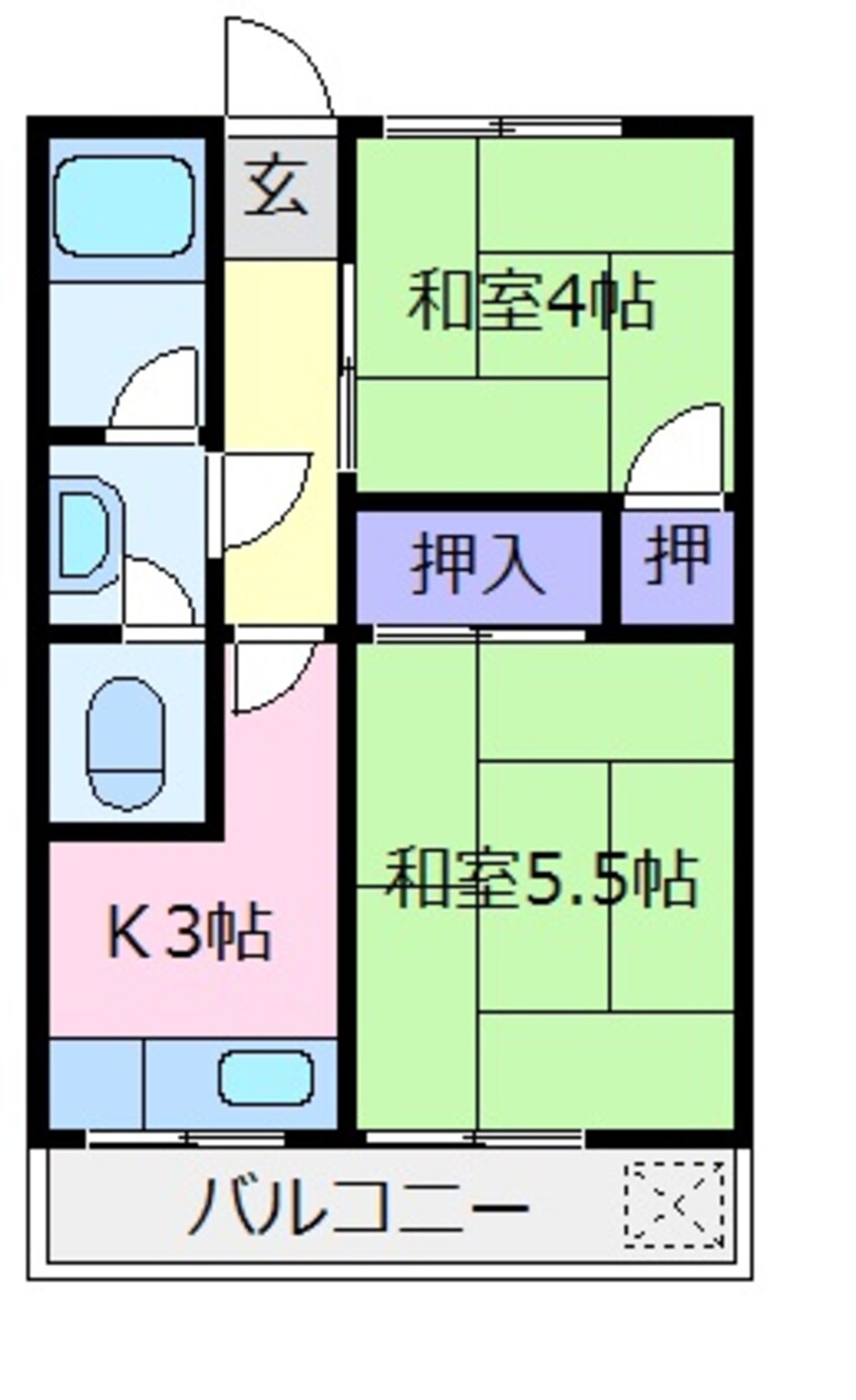 間取図 桃李苑