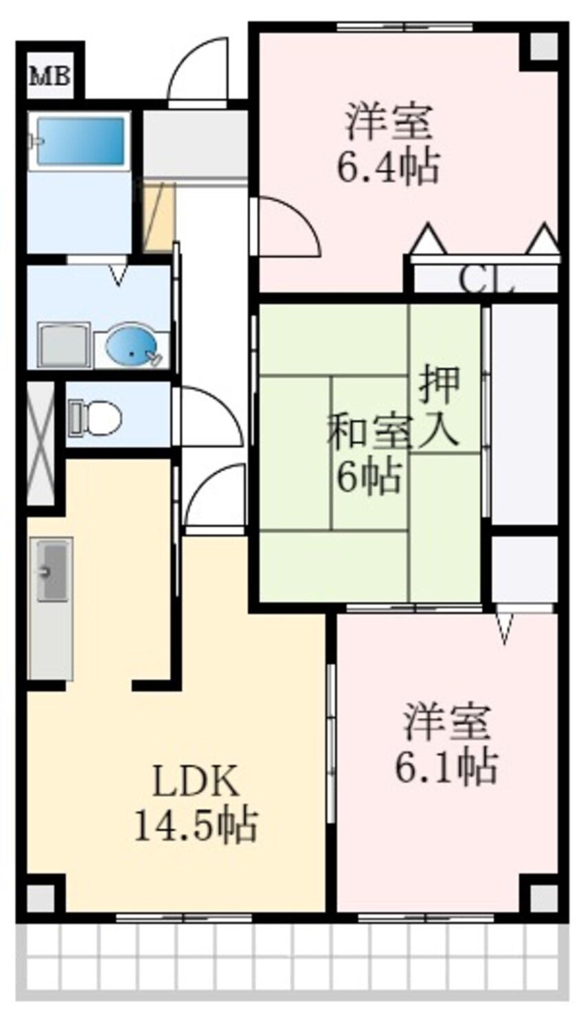 間取図 メゾンエスポワール