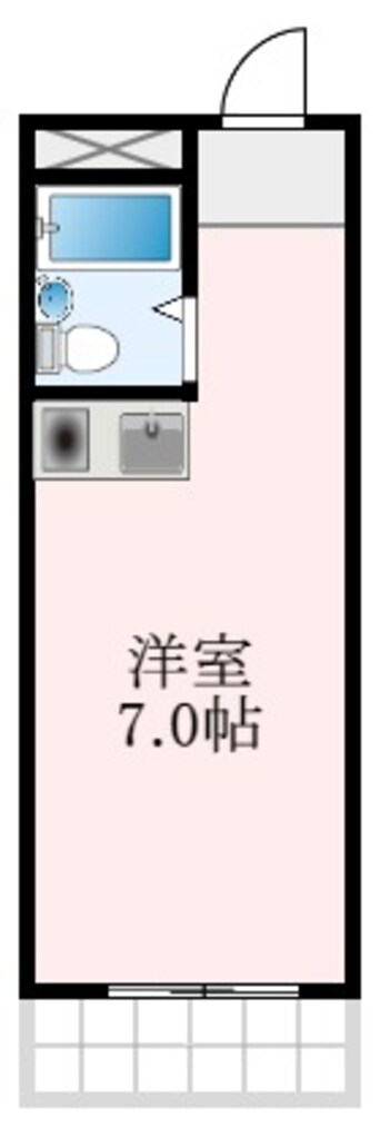 間取図 南海高野線/北野田駅 徒歩6分 2階 築37年