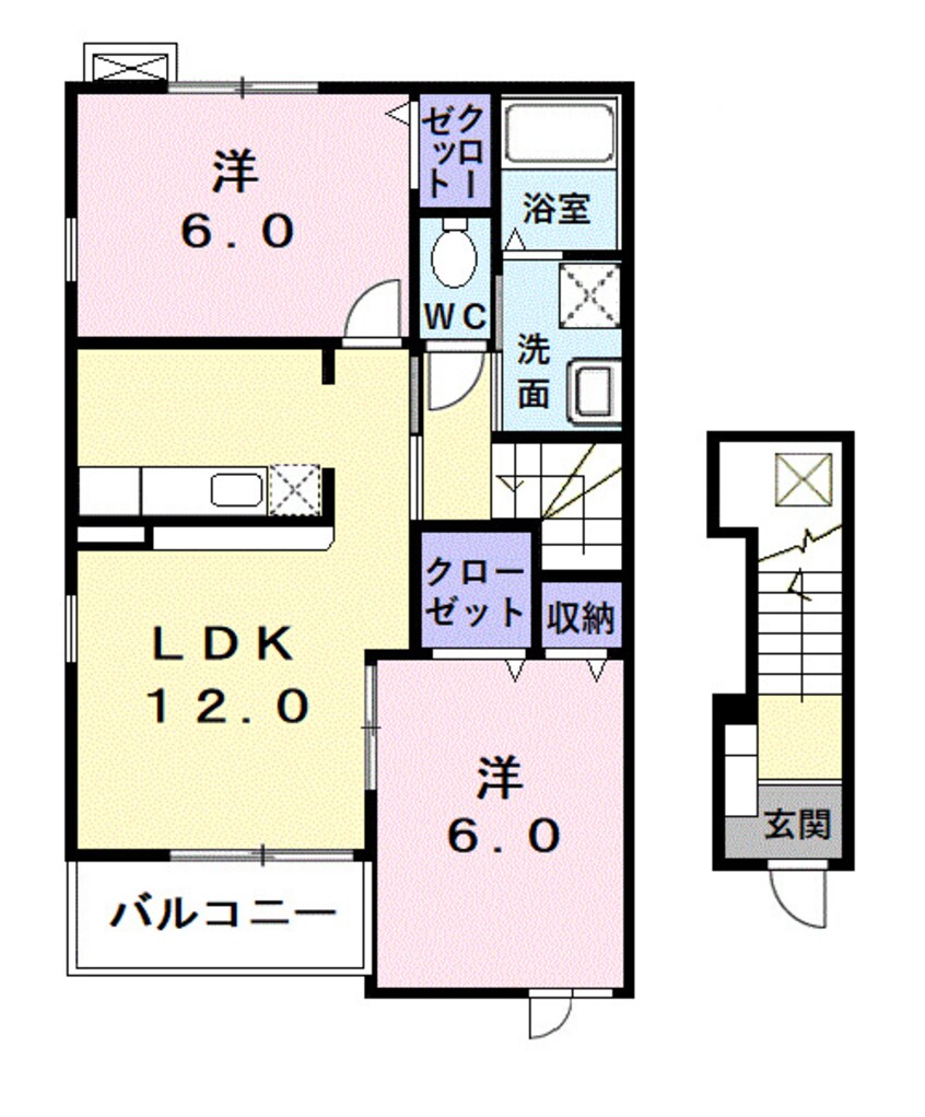 間取図 アビタシオンシャンゼリゼ