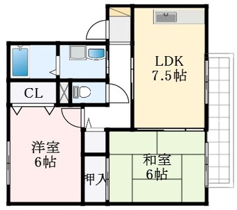 間取図 メイプルガーデン大美野