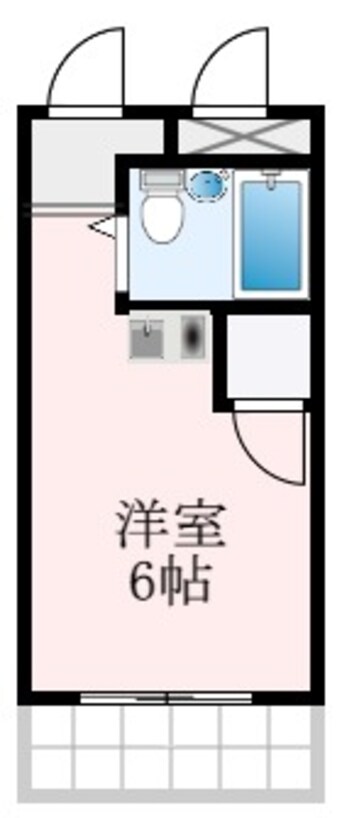 間取図 フォンタル大野芝