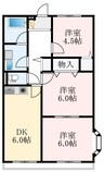 南海高野線/金剛駅 徒歩7分 1階 築26年 3DKの間取り