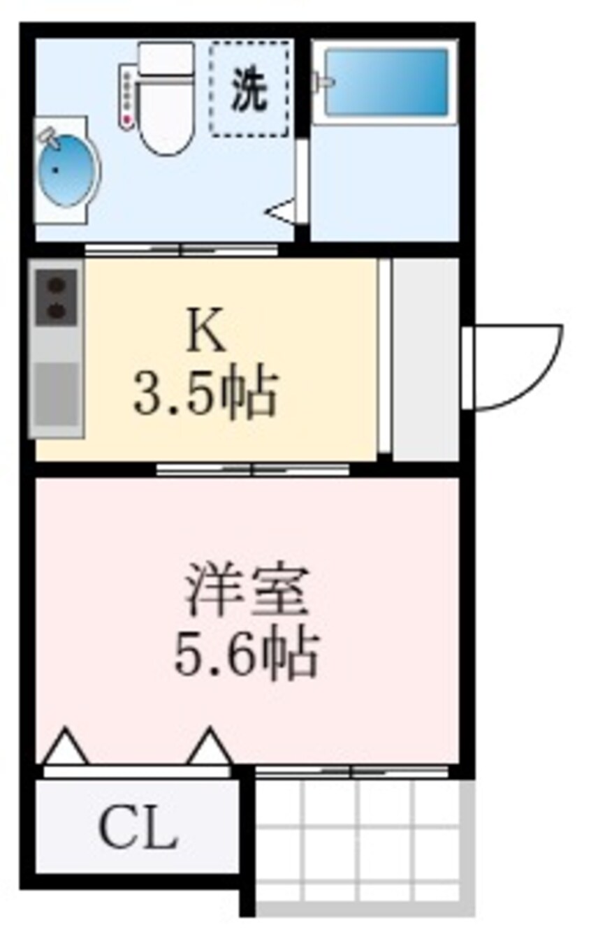 間取図 With＠白鷺