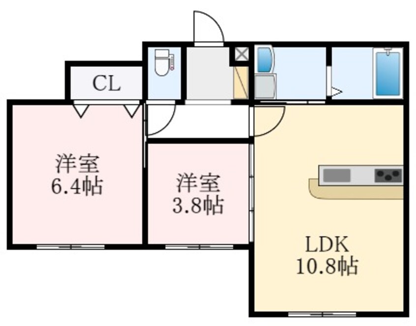 間取図 カーサデルノルド