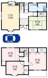 泉北高速鉄道/深井駅 徒歩9分 1-2階 築20年 4LDKの間取り