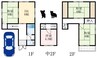 泉北高速鉄道/深井駅 徒歩23分 1-2階 築50年 4DKの間取り