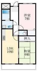 深井セレ二テの間取図