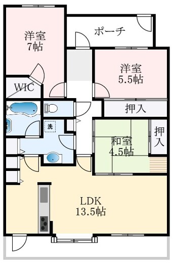 間取図 グレイスランドマーク堺・光明池