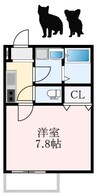 南海高野線/初芝駅 徒歩9分 3階 1年未満 1Kの間取り