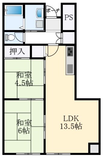 間取図 メルクマール深阪