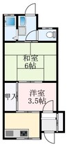 西野文化 2Kの間取り