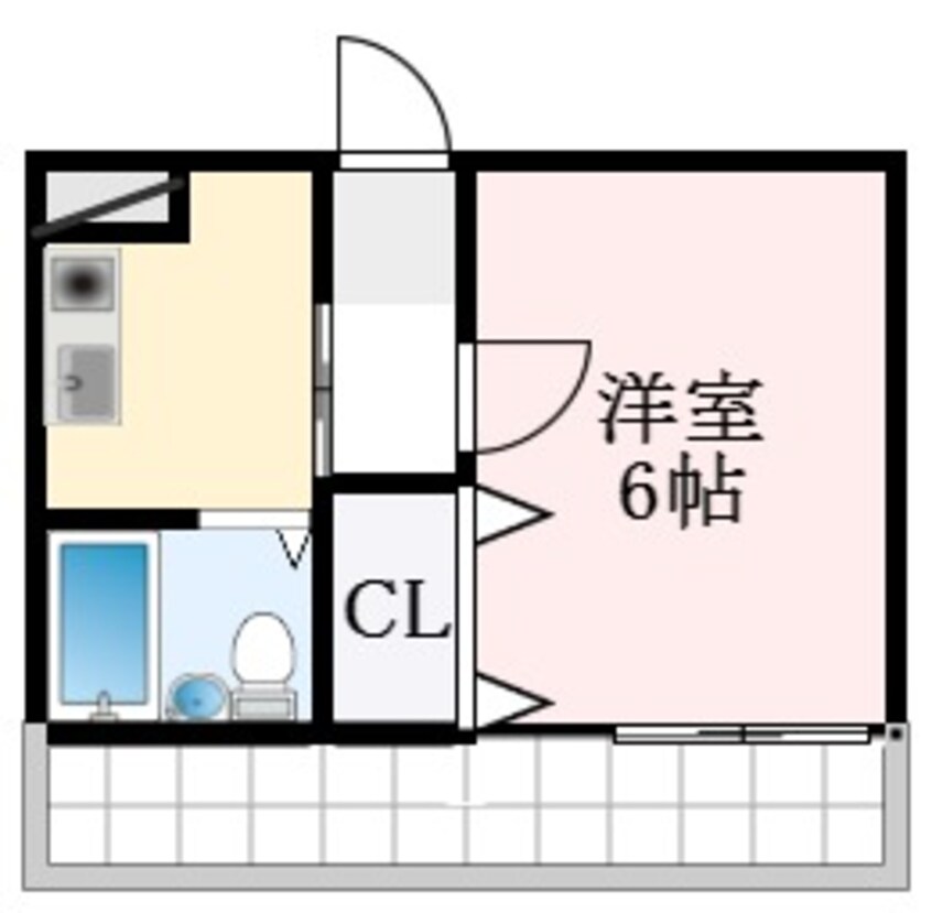 間取図 バイオレット輝