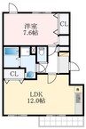 阪和線・羽衣線/津久野駅 徒歩21分 3階 築28年 1LDKの間取り