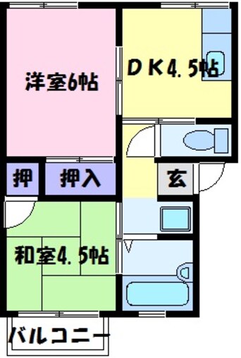 間取図 ハートランド北野田