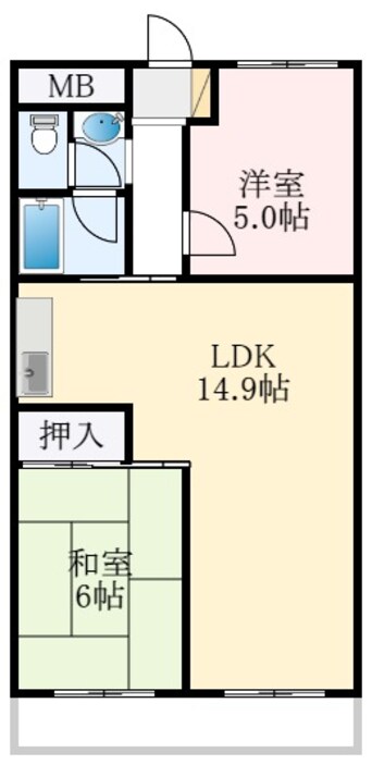 間取図 千代田グリーンハイツ