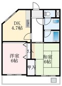 トーホクハイツの間取図