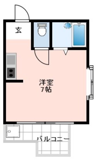 間取図 南海高野線/金剛駅 徒歩14分 2階 築45年