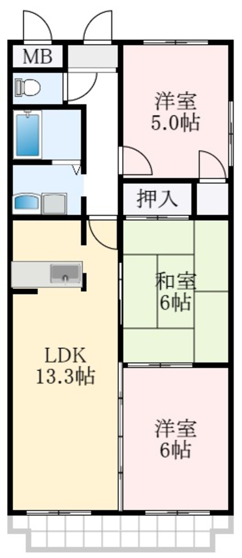 間取図 ヴィラ・デル・ソル