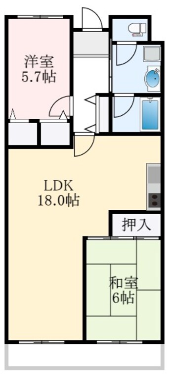 間取図 狭山スカイハイツ