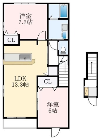 間取図 ノースフィールド