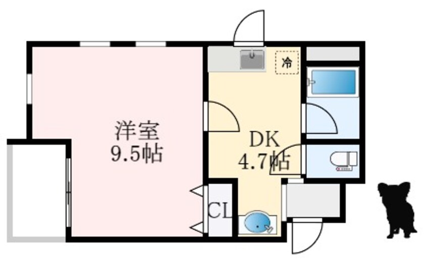 間取図 ベルエ・ポック