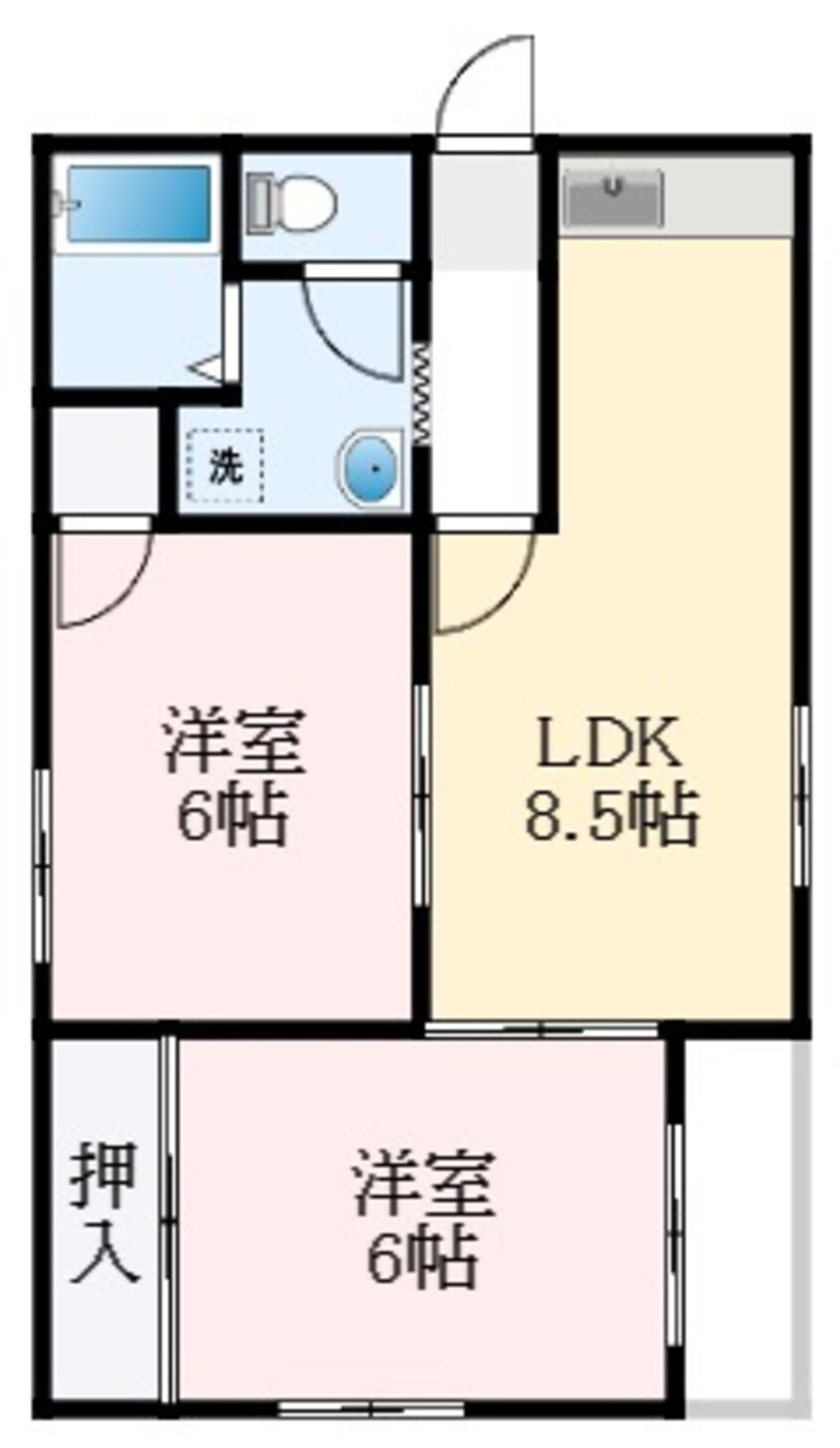 間取図 ベルエール深井