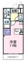 泉北高速鉄道/深井駅 徒歩5分 2階 築19年 1Rの間取り