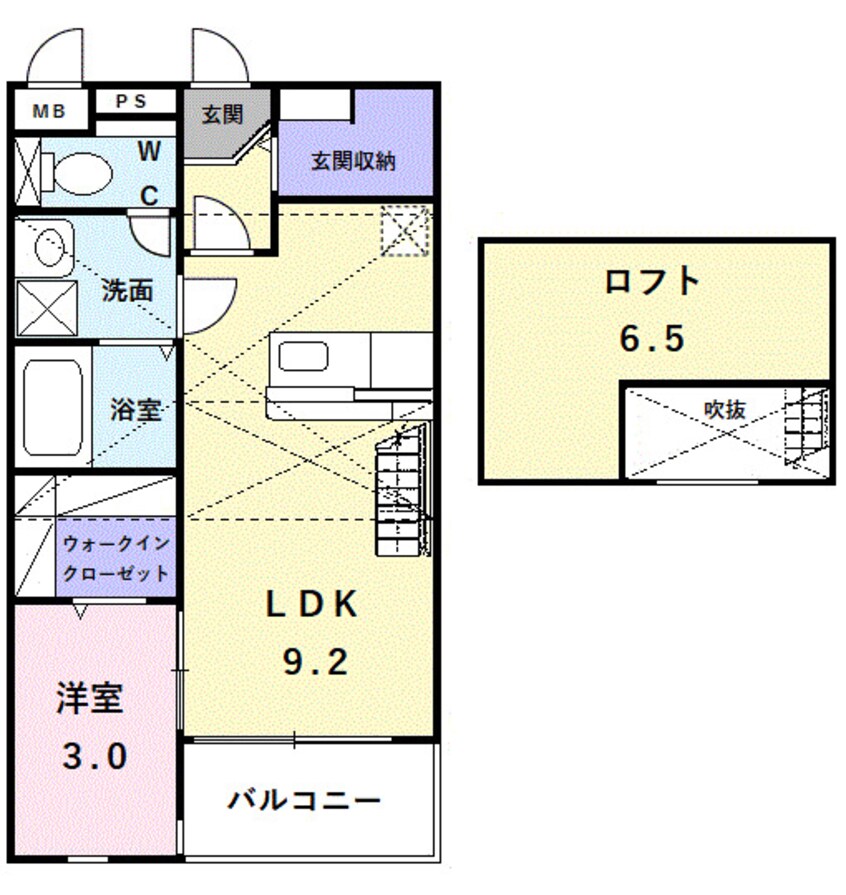 間取図 泉北高速鉄道/深井駅 徒歩18分 2階 築16年