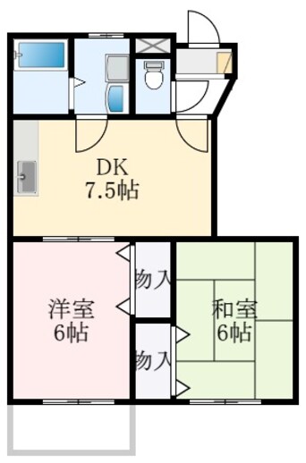 間取図 インサイドヒル