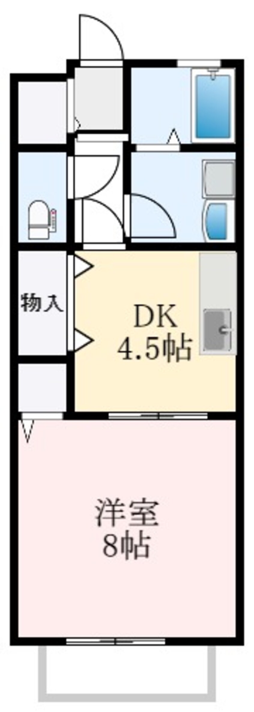 間取図 スカイコート