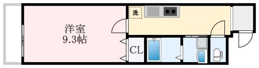 間取図 フジパレス北野田Ⅰ番館