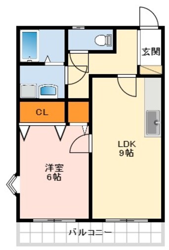 間取図 サザンテラスタカセ