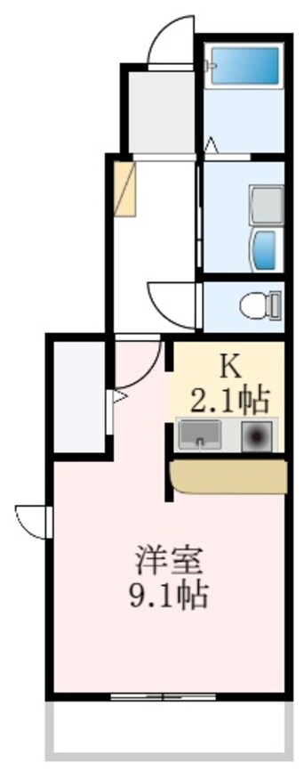 間取図 近鉄長野線/喜志駅 徒歩8分 1階 築6年