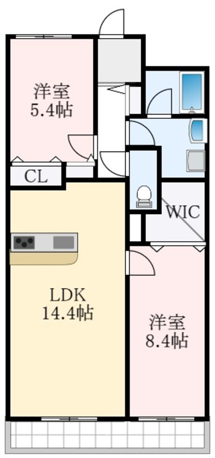 間取図 クレール・エントピア