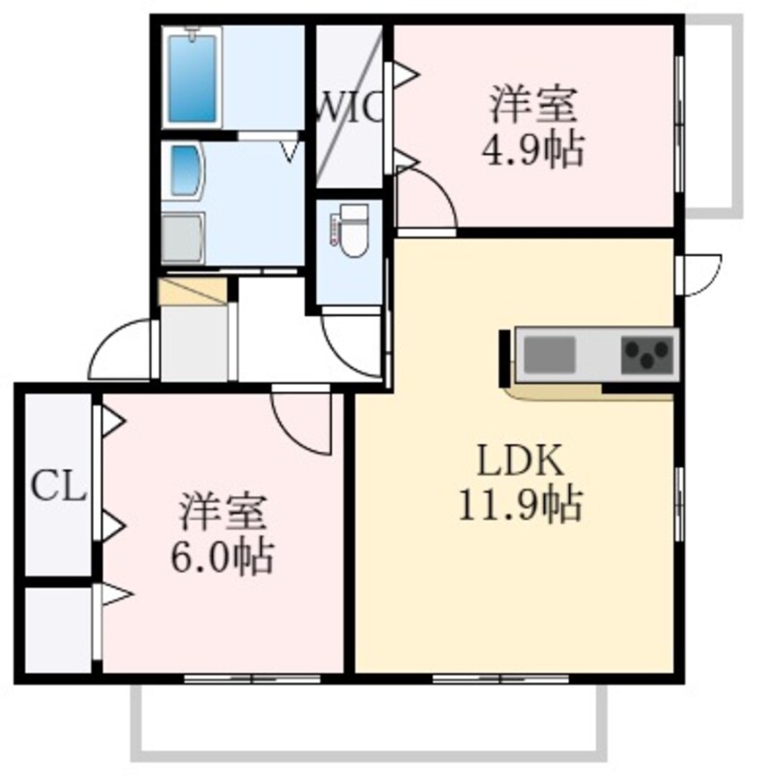 間取図 グリーンフィールドB