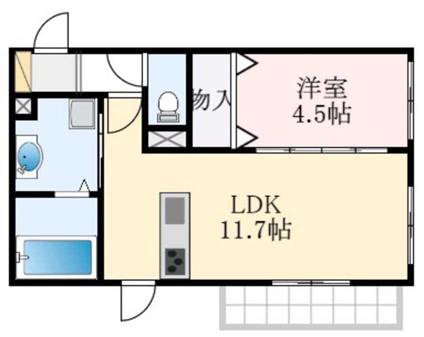 間取図 ベッラカーサⅡ