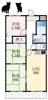 メゾンボヌール 3LDKの間取り