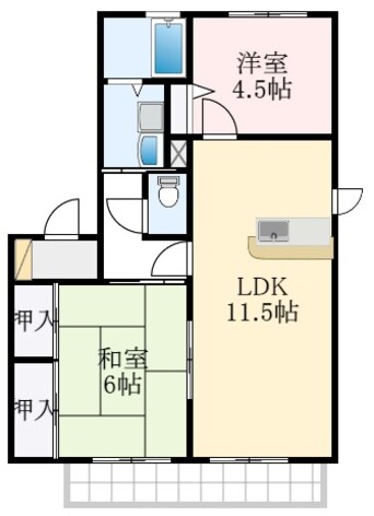 間取図 ストーリアC棟