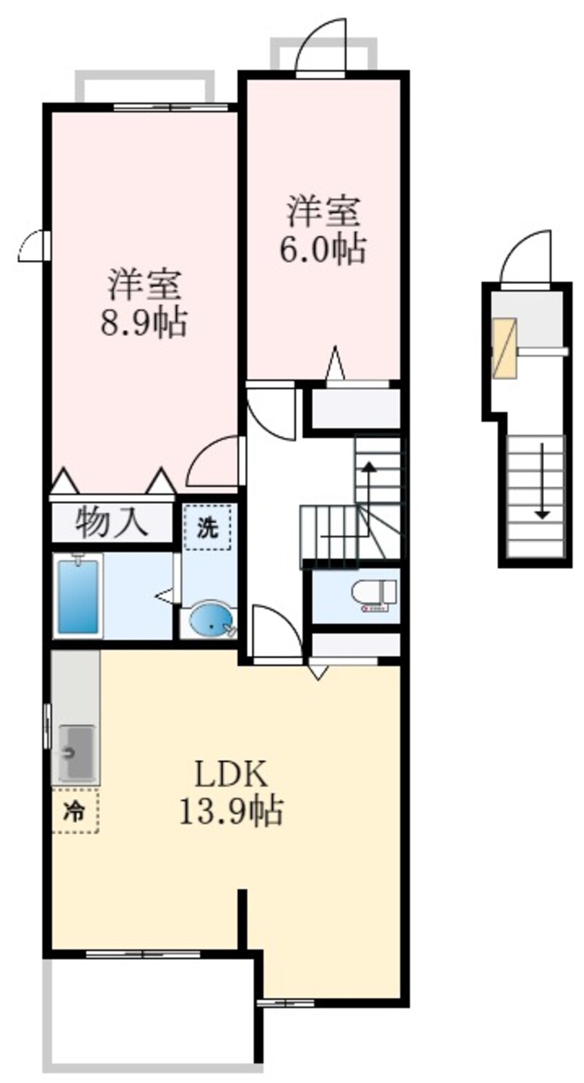 間取図 アミティエ