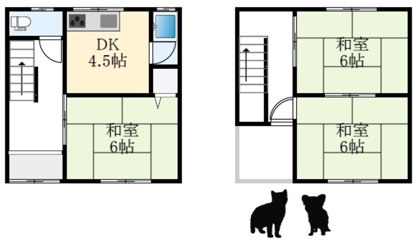 間取図 野尻町戸建416-5