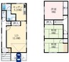 近鉄長野線/川西駅 徒歩16分 1-2階 築35年 3LDKの間取り