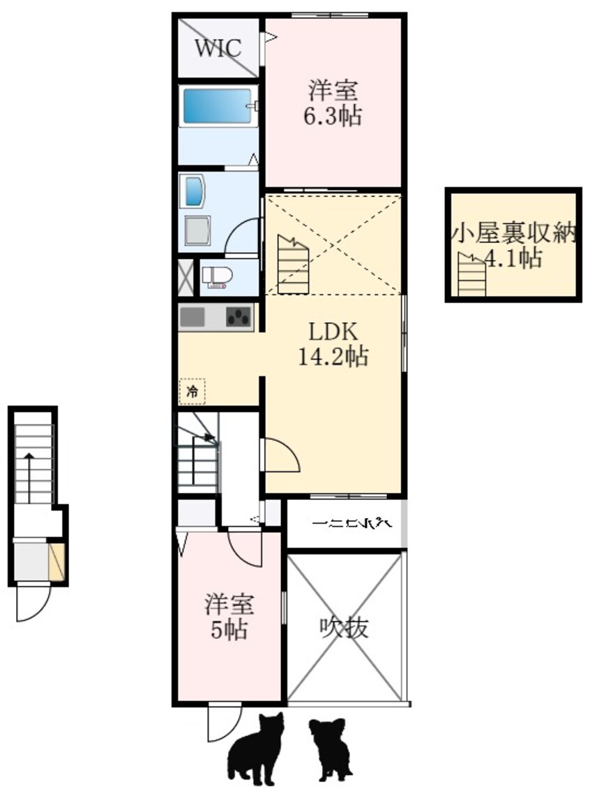 間取図 ハイランドⅠ