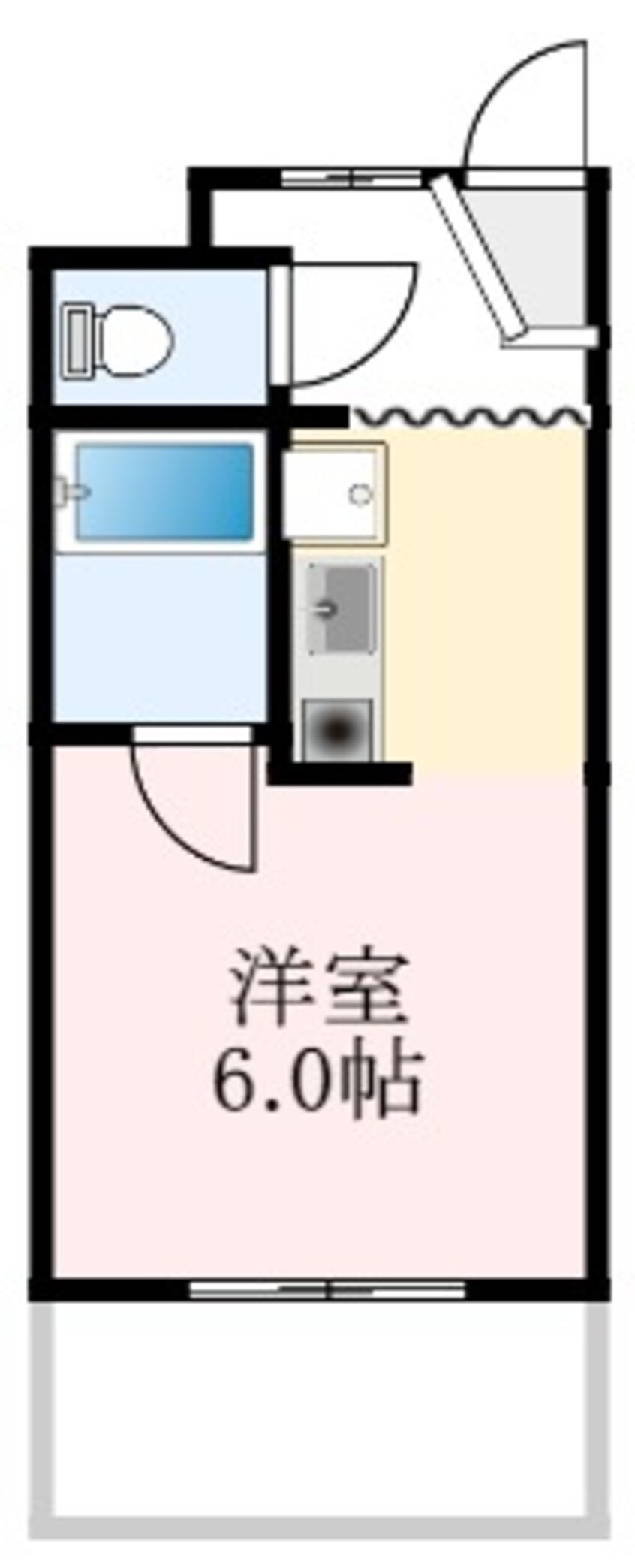 間取図 南海高野線/千代田駅 徒歩2分 3階 築25年