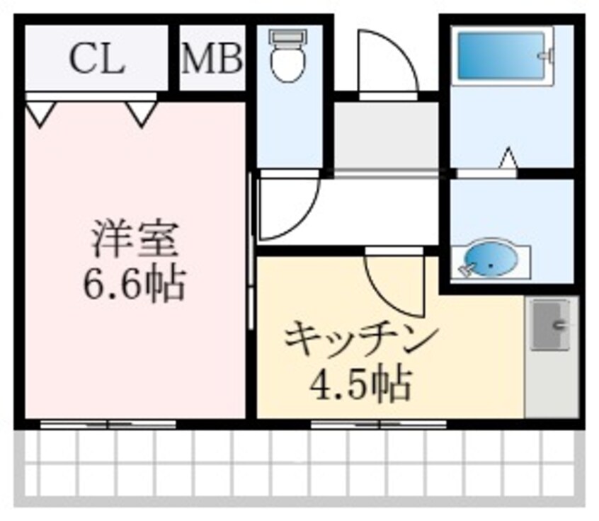 間取図 メルヴェール