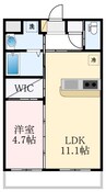 泉北高速鉄道/深井駅 徒歩20分 1階 1年未満 1LDKの間取り