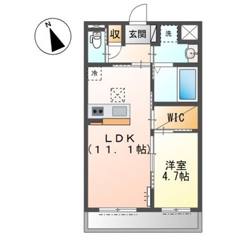 間取図 泉北高速鉄道/深井駅 徒歩20分 3階 1年未満