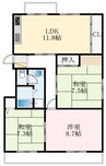 泉北槇塚台C住宅1号棟 3LDKの間取り